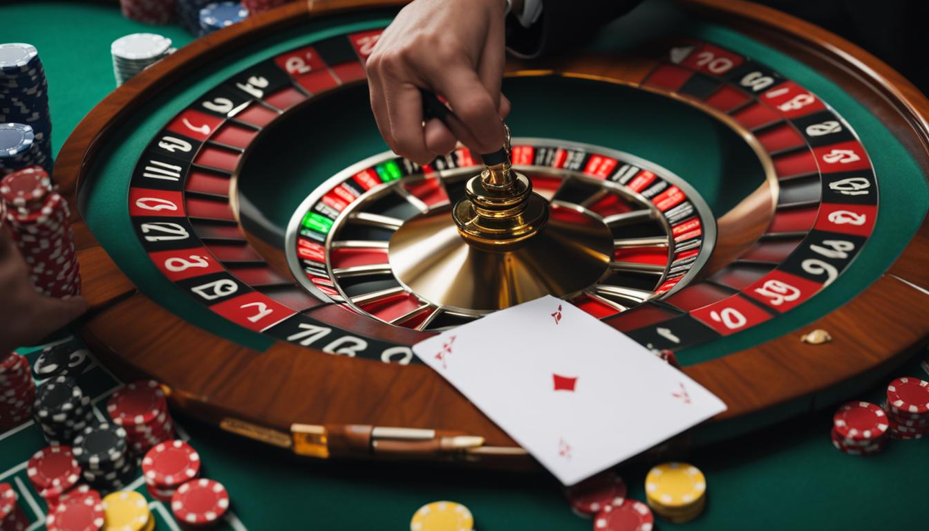 when playing roulette at a casino a gambler